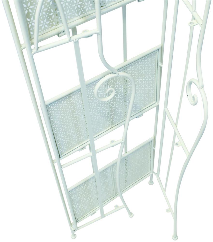 Garden Shelf East Chisinau | size: Width: 60cm, Height: 125cm | color: White | image: 3 | variant: 1006256