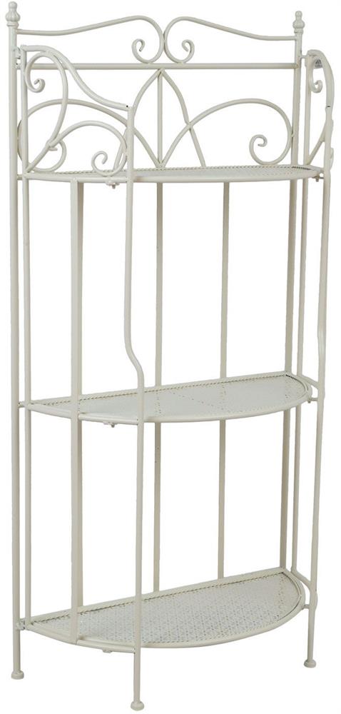 Garden Shelf Sandy 6 | size: Width: 58cm, Height: 114cm | color: White | image: 1 | variant: 1017698