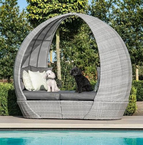 Garden Sofa Kirkwall | size: Length: 215cm, Height: 187cm, Depth: 110cm | color: Gray | image: 2 | variant: 1005592