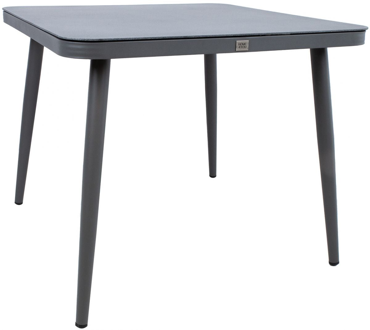 Garden Table Andros 1 | size: Length: 90cm, Width: 90cm, Height: 75cm | color: Gray | image: 1 | variant: 1012242