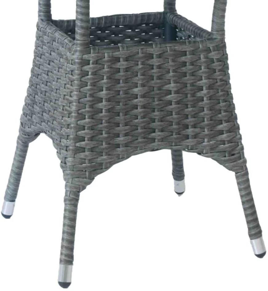 Garden Table Didcot | size: Height: 75cm, Diameter: 78cm | color: Brown | image: 3 | variant: 1006069