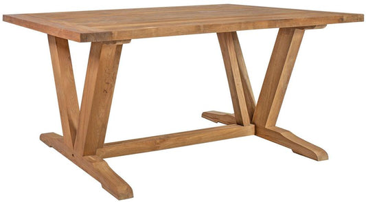 Garden Table East Amman | size: Length: 220cm, Width: 100cm, Height: 78cm | color: Brown | image: 1 | variant: 1006220