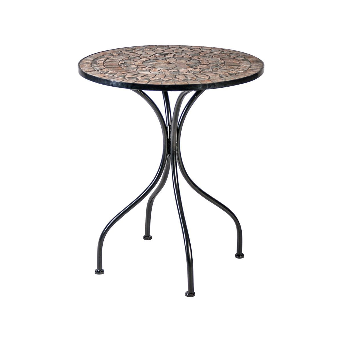 Garden Table East Cheltenham | size: Length: 60cm, Width: 60cm, Height: 70cm, Diameter: 60cm | color: Black | image: 1 | variant: 1004871