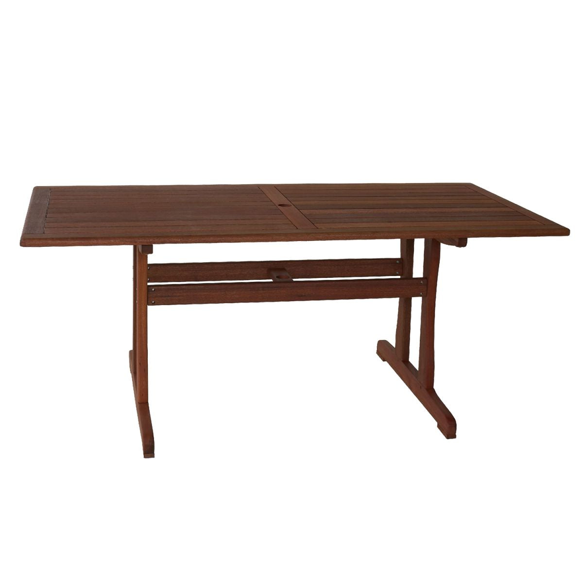 Garden Table East Market Rasen | size: Length: 180cm, Width: 90cm, Height: 74cm | color: Natural | image: 1 | variant: 1004888