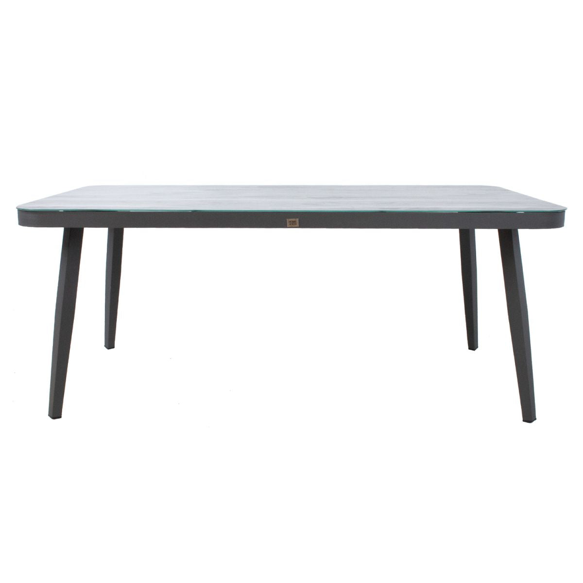 Garden Table East Newbury | size: Length: 180cm, Width: 90cm, Height: 74cm | color: Gray | image: 3 | variant: 1005167