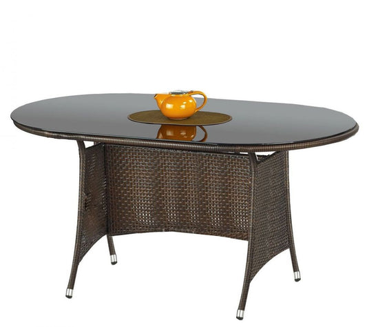 Garden Table East Randers | size: Length: 150cm, Width: 90cm, Height: 74cm | color: Brown | image: 1 | variant: 1006592
