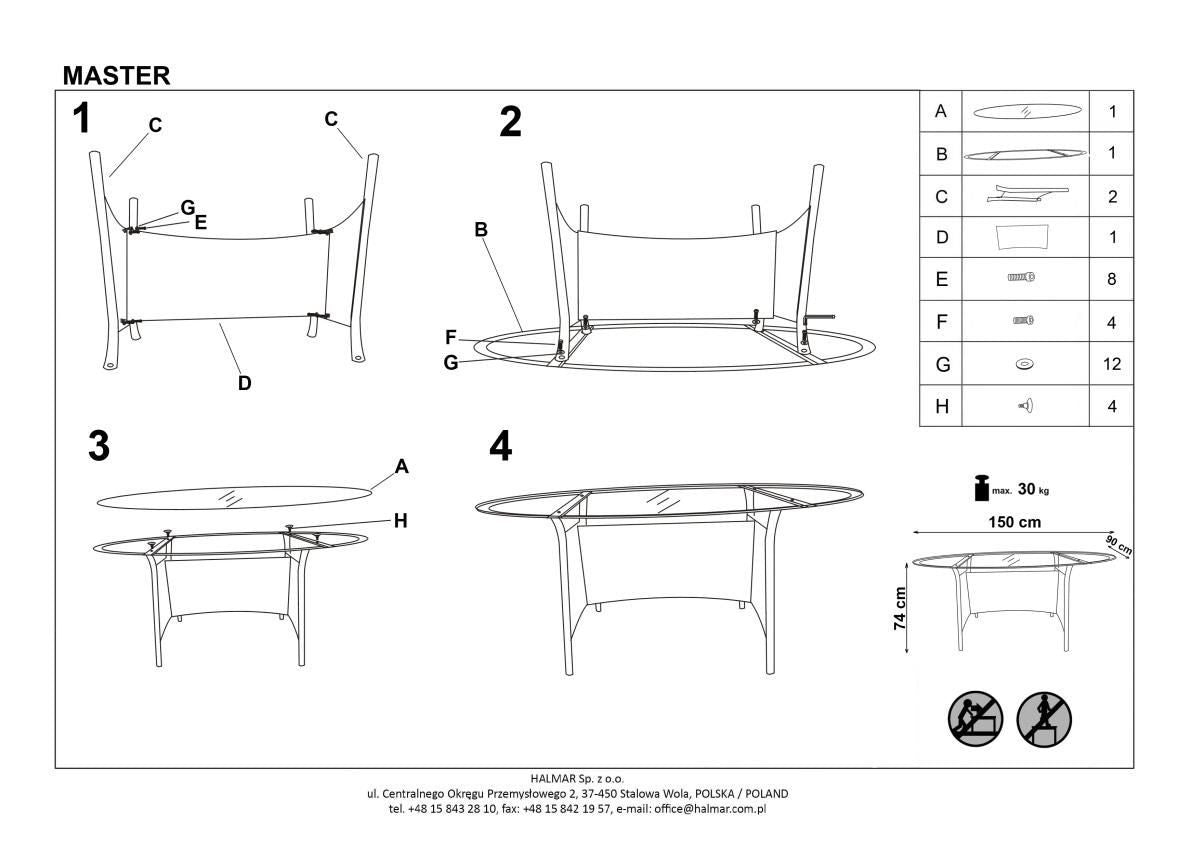 Garden Table East Randers | size: Length: 150cm, Width: 90cm, Height: 74cm | color: Brown | image: 3 | variant: 1006592