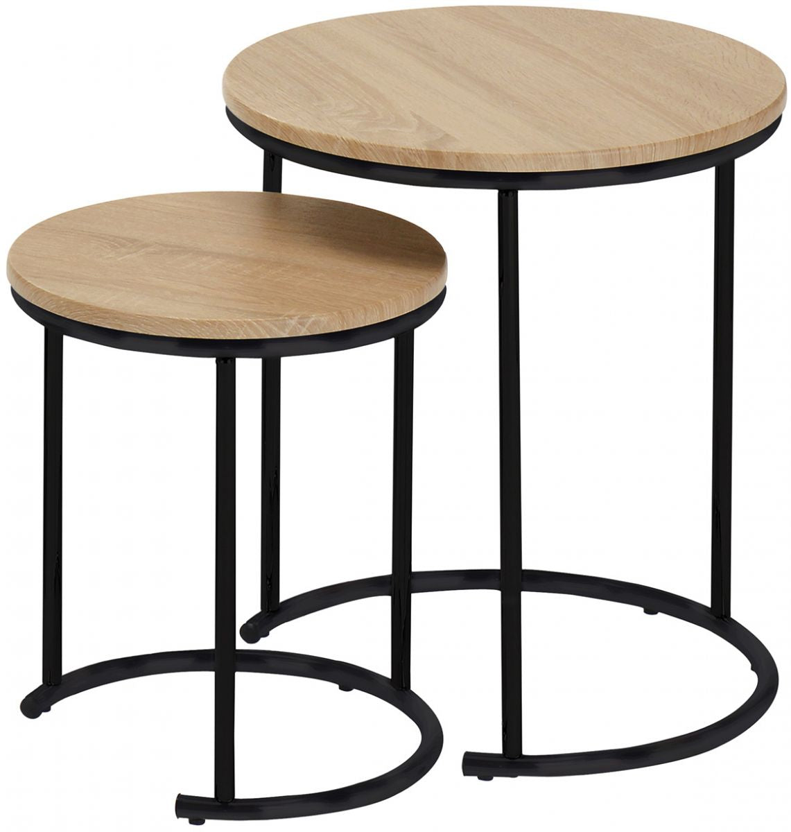 Garden Table East Usk | size: Height: 50cm, Diameter: 44.5cm | color: Brown | image: 1 | variant: 1005613
