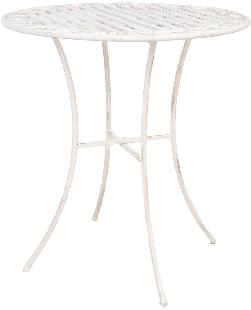 Garden Table Jasmin | size: Height: 75cm, Diameter: 70cm | color: White | image: 1 | variant: 1017540