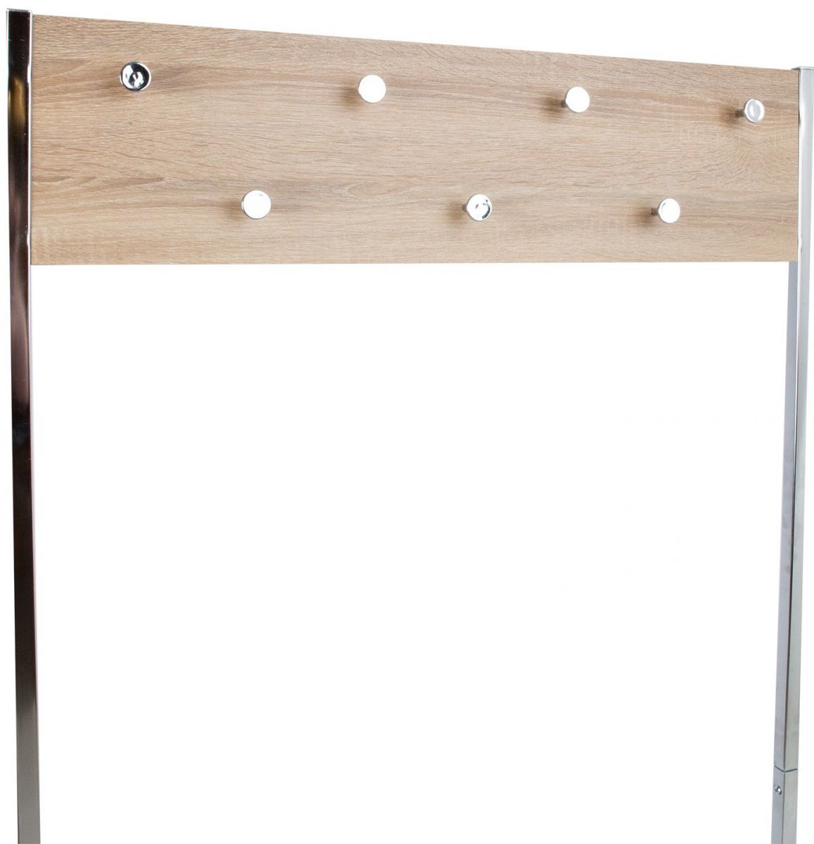 Hallway Furniture Set Whitby | size: Width: 79cm, Height: 178cm, Depth: 32cm | color: Black/Oak/Grey | image: 3 | variant: 1005589
