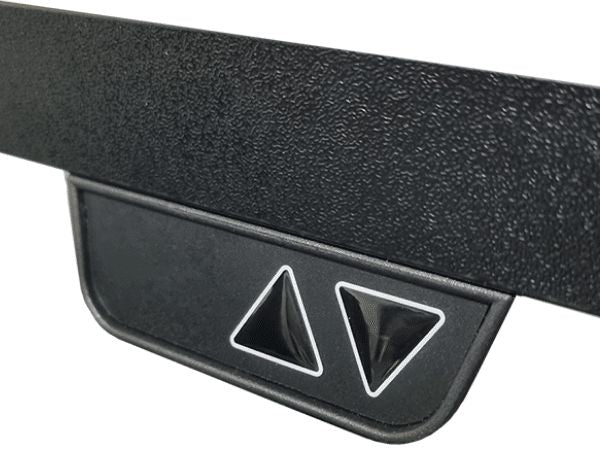 Height Adjustable Desk East Canterbury | size: Length: 70cm, Width: 160cm, Height: 129.1cm | color: White / Gray | image: 2 | variant: 1004673