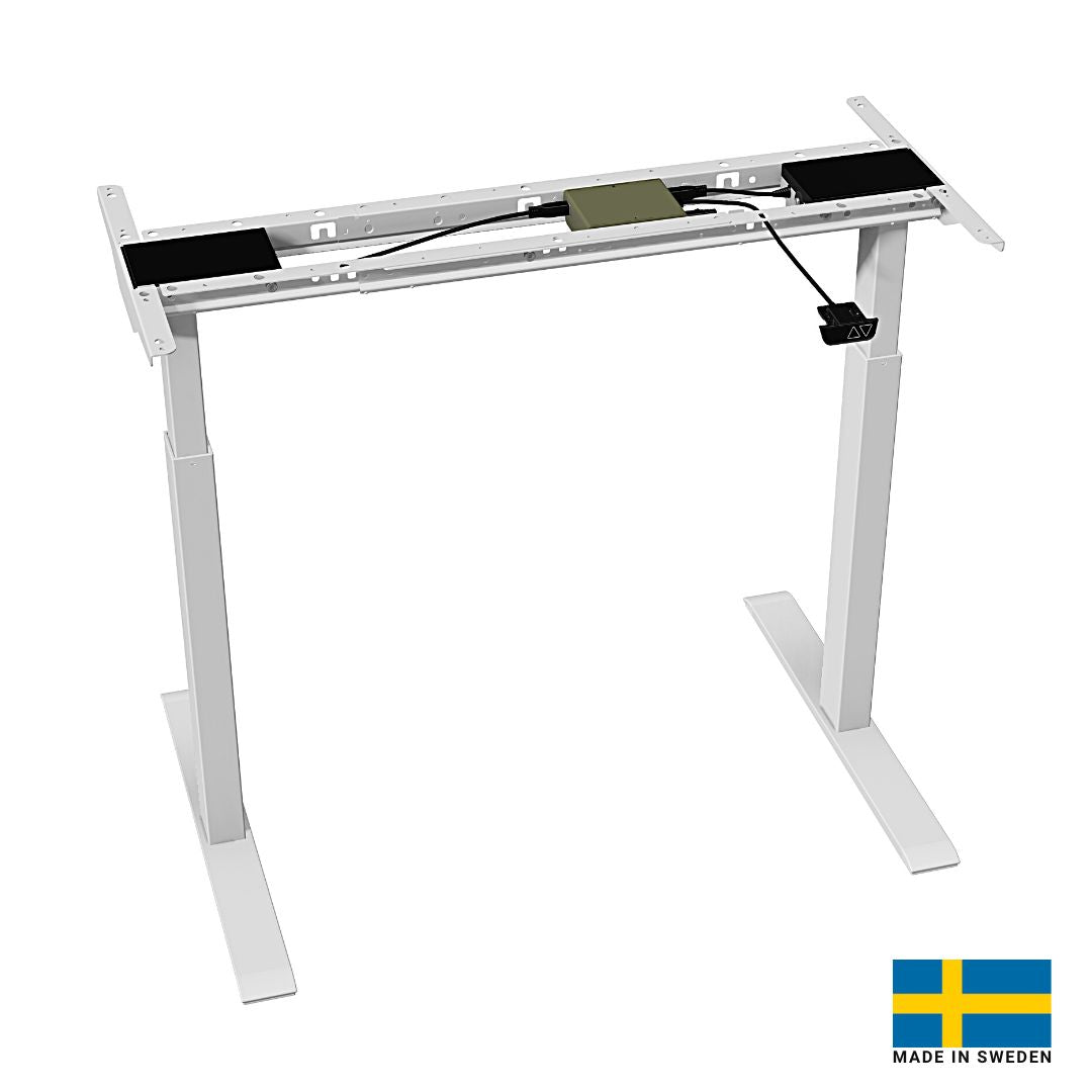 Height Adjustable Table Legs East St Ives | color: White | image: 0 | variant: 1004749