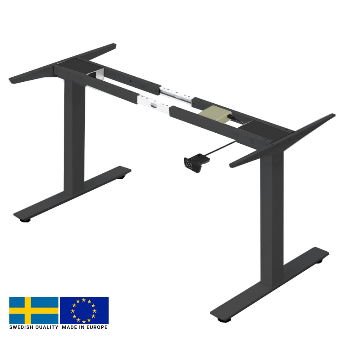 Height Adjustable Table Legs Leatherhead | color: Black | image: 0 | variant: 1004758