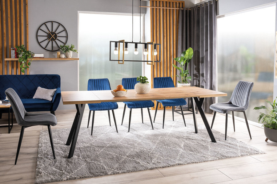 Kitchen Chair Abu Dhabi | size: Width: 47cm, Height: 88cm, Depth: 42cm | color: Blue | image: 3 | variant: 1003638