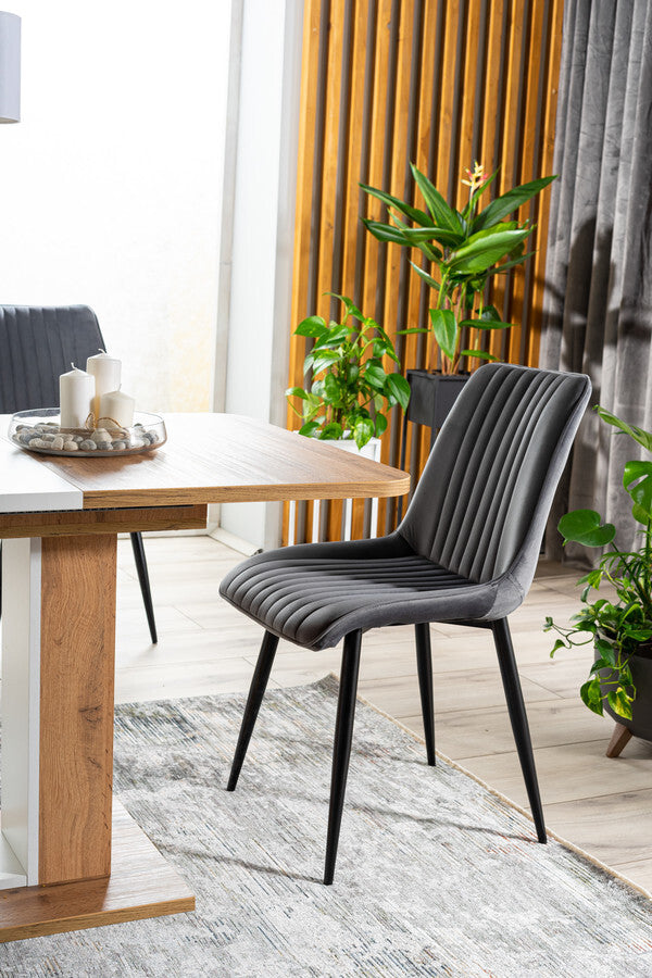 Kitchen Chair Abu Dhabi | size: Width: 47cm, Height: 88cm, Depth: 42cm | color: Gray | image: 8 | variant: 1003641