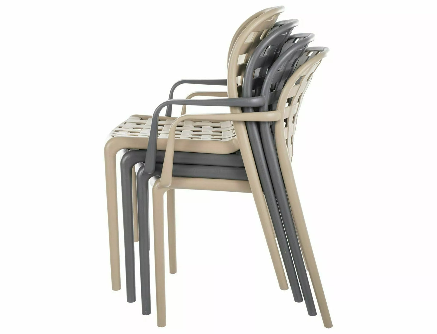 Kitchen Chair Ahmedabad | size: Width: 58cm, Height: 83cm, Depth: 42cm | color: Beige | image: 3 | variant: 1003768