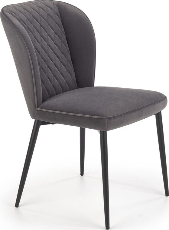 Kitchen Chair Amsterdam | size: Width: 50cm, Height: 84cm, Depth: 60cm | color: Gray | image: 1 | variant: 1002309