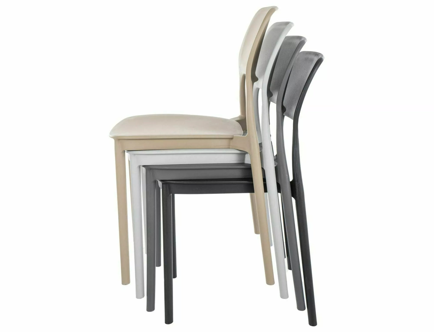 Kitchen Chair Bangalore | size: Width: 42cm, Height: 82cm, Depth: 42cm | color: Beige | image: 1 | variant: 1003756