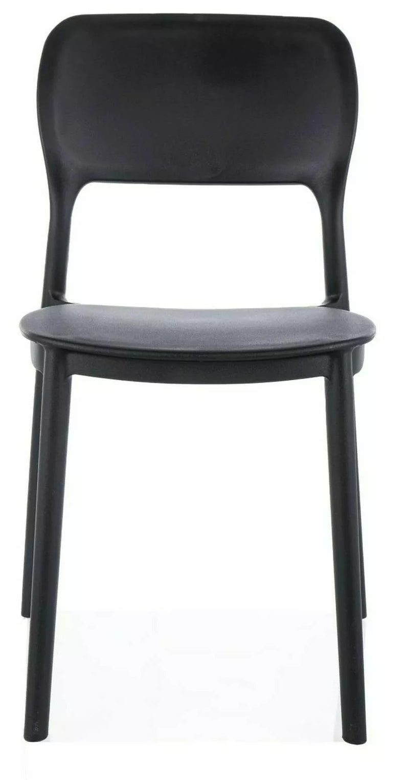 Kitchen Chair Bangalore | size: Width: 42cm, Height: 82cm, Depth: 42cm | color: Black | image: 0 | variant: 1003757