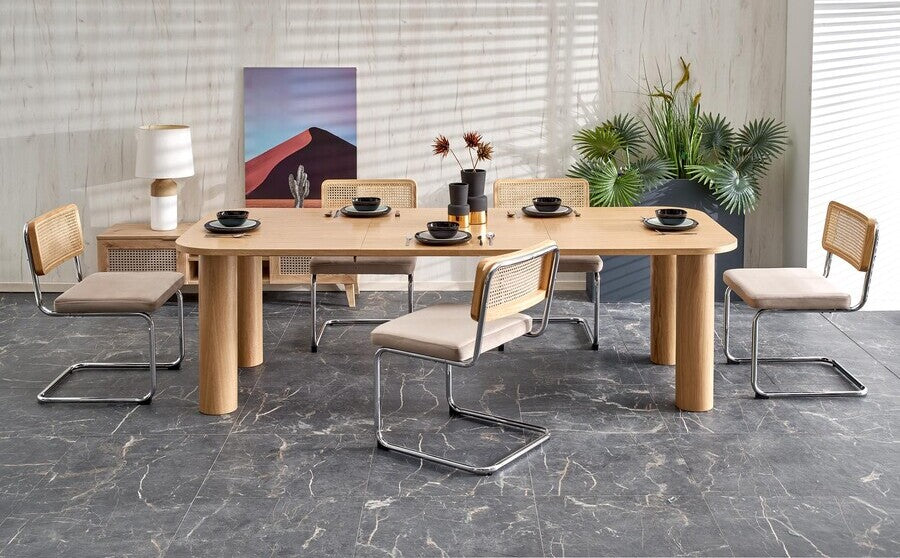 Kitchen Chair Bilbao | size: Width: 53cm, Height: 84cm, Depth: 60cm | color: Beige | image: 1 | variant: 1002490