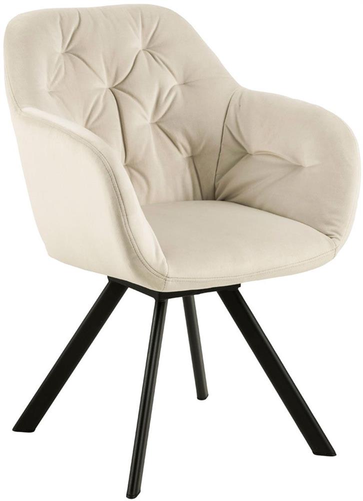Kitchen Chair Chatham | size: Width: 57.5cm, Height: 81.5cm, Depth: 61.5cm | color: Beige | image: 1 | variant: 1000866