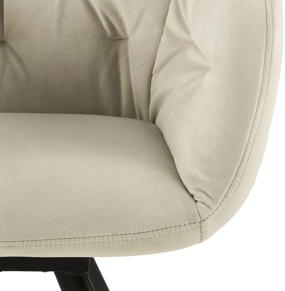 Kitchen Chair Chatham | size: Width: 57.5cm, Height: 81.5cm, Depth: 61.5cm | color: Beige | image: 6 | variant: 1000866