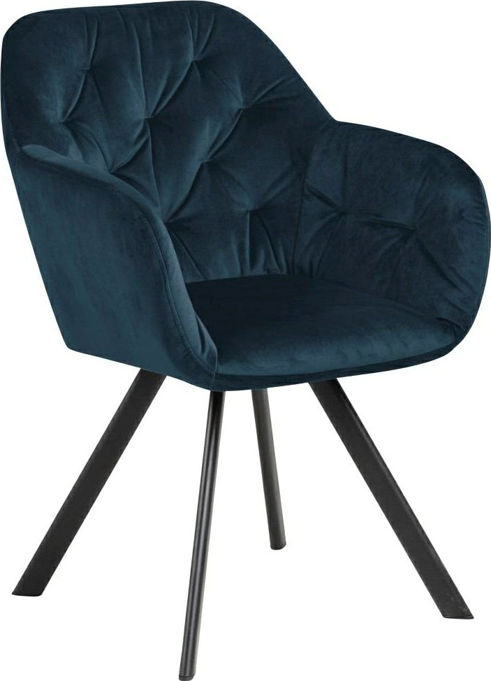 Kitchen Chair Chatham | size: Width: 57.5cm, Height: 81.5cm, Depth: 61.5cm | color: Blue | image: 1 | variant: 1000863