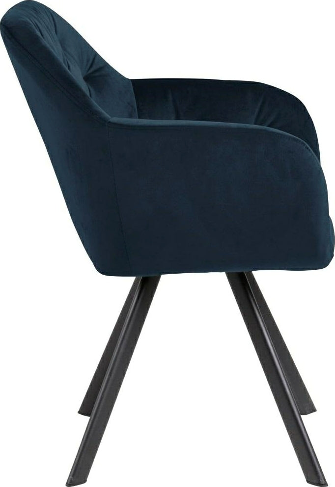 Kitchen Chair Chatham | size: Width: 57.5cm, Height: 81.5cm, Depth: 61.5cm | color: Blue | image: 3 | variant: 1000863