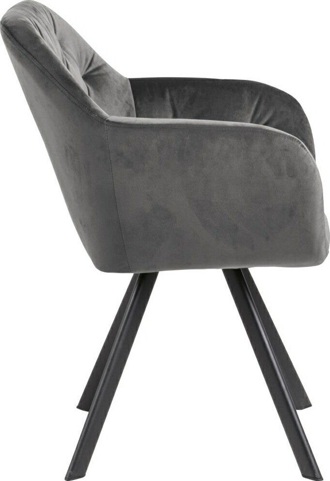 Kitchen Chair Chatham | size: Width: 57.5cm, Height: 81.5cm, Depth: 61.5cm | color: Gray | image: 2 | variant: 1000864