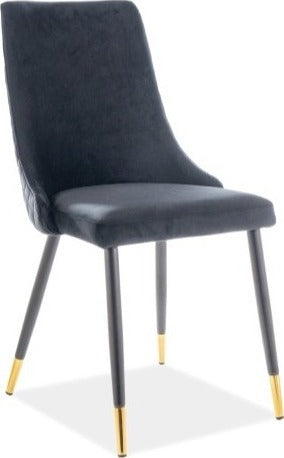 Kitchen Chair Chester | size: Width: 47cm, Height: 93cm, Depth: 44cm | color: Black | image: 1 | variant: 1003714