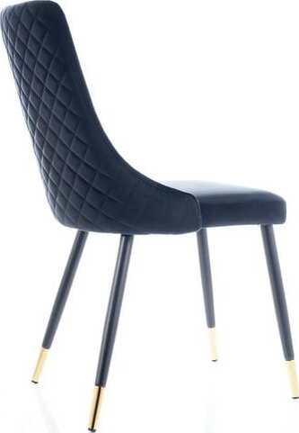 Kitchen Chair Chester | size: Width: 47cm, Height: 93cm, Depth: 44cm | color: Black | image: 3 | variant: 1003714
