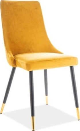 Kitchen Chair Chester | size: Width: 47cm, Height: 93cm, Depth: 44cm | color: Yellow | image: 1 | variant: 1003715