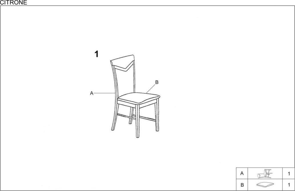 Kitchen Chair Citrone | size: Width: 44cm, Height: 96cm, Depth: 53cm | color: White/Beige | image: 8 | variant: 1002993
