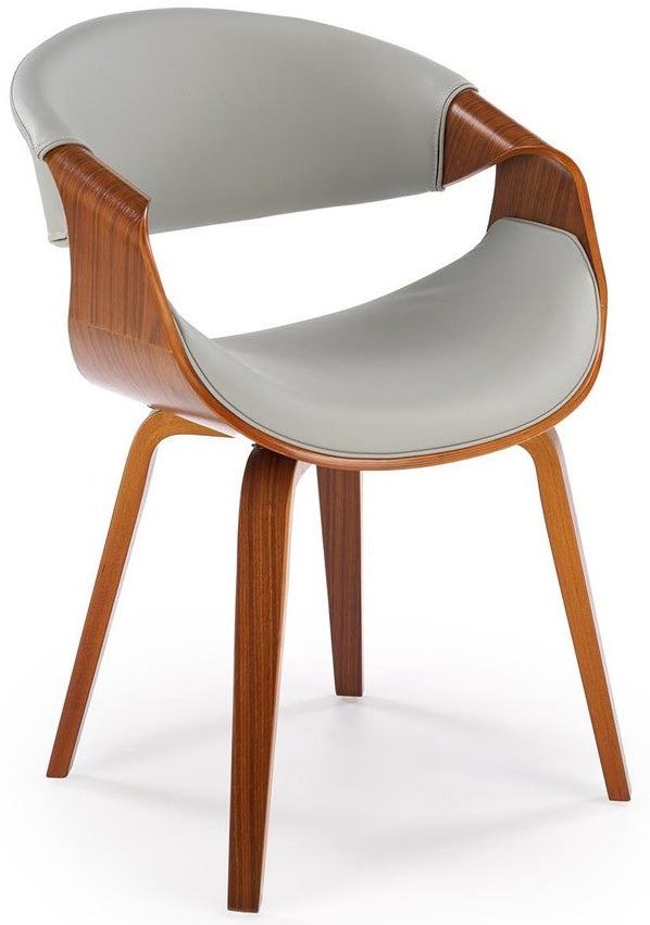 Kitchen Chair Clermont | size: Width: 55cm, Height: 77cm, Depth: 55cm | color: Gray | image: 0 | variant: 1002619