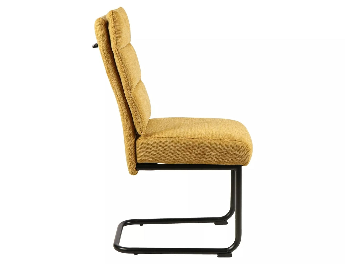 Kitchen Chair Darwin | size: Width: 44cm, Height: 97cm, Depth: 44cm | color: Yellow | image: 2 | variant: 1003942