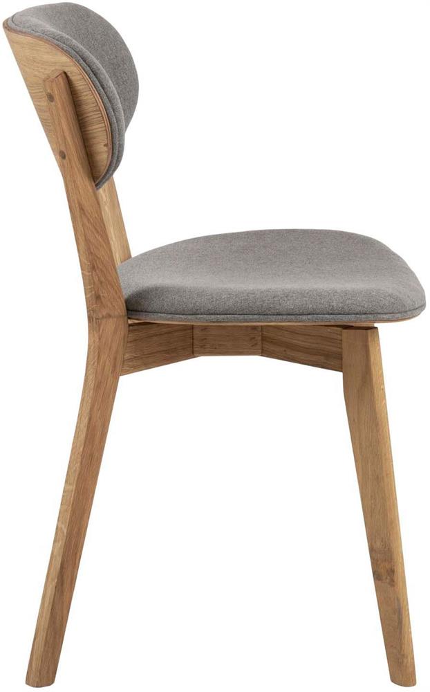 Kitchen Chair East Ashgabat | size: Width: 46.5cm, Height: 80.5cm, Depth: 53cm | color: Gray | image: 2 | variant: 1006142