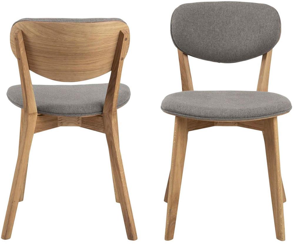Kitchen Chair East Ashgabat | size: Width: 46.5cm, Height: 80.5cm, Depth: 53cm | color: Gray | image: 3 | variant: 1006142