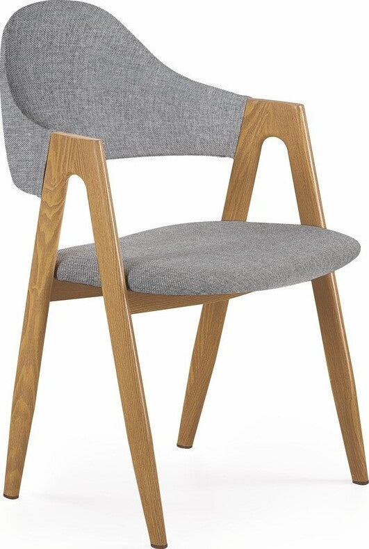 Kitchen Chair East Blackburn | size: Width: 53cm, Height: 80cm, Depth: 51cm | color: Gray | image: 1 | variant: 1006958