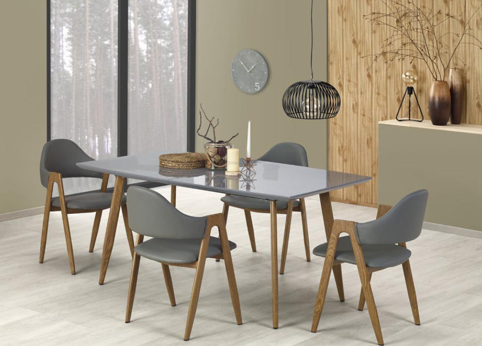 Kitchen Chair East Blackburn | size: Width: 53cm, Height: 80cm, Depth: 51cm | color: Gray | image: 2 | variant: 1006958