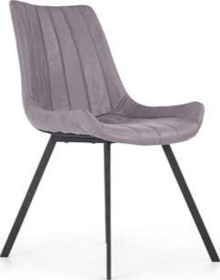 Kitchen Chair East Burnley | size: Width: 45cm, Height: 85cm, Depth: 43cm | color: Gray | image: 1 | variant: 1006962