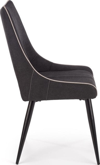 Kitchen Chair East Chesterfield | size: Width: 48cm, Height: 92cm, Depth: 58cm | color: Gray | image: 3 | variant: 1006965