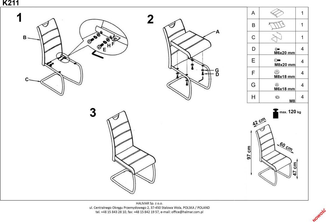 Kitchen Chair East Derry | size: Width: 42cm, Height: 97cm, Depth: 60cm | color: Gray | image: 2 | variant: 1006950