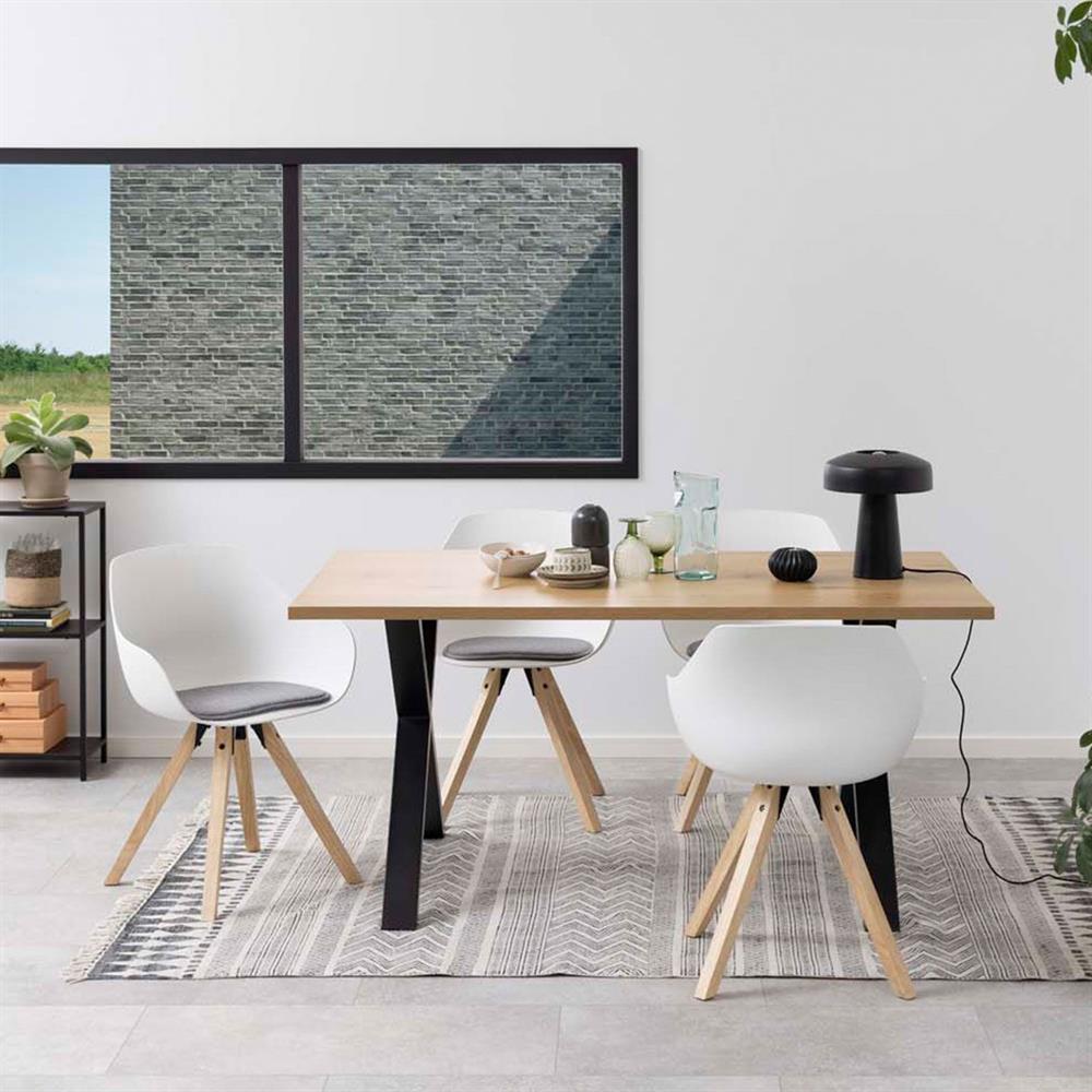 Kitchen Chair East Horsens | size: Width: 56.5cm, Height: 80.5cm, Depth: 53cm | color: White | image: 5 | variant: 1006145