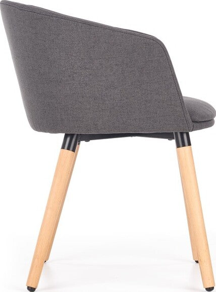 Kitchen Chair East Poole | size: Width: 56cm, Height: 72cm, Depth: 56cm | color: Gray | image: 4 | variant: 1006983