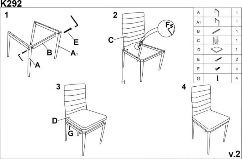 Kitchen Chair East Sunderland | size: Width: 42cm, Height: 98cm, Depth: 47cm | color: Gray | image: 8 | variant: 1006930