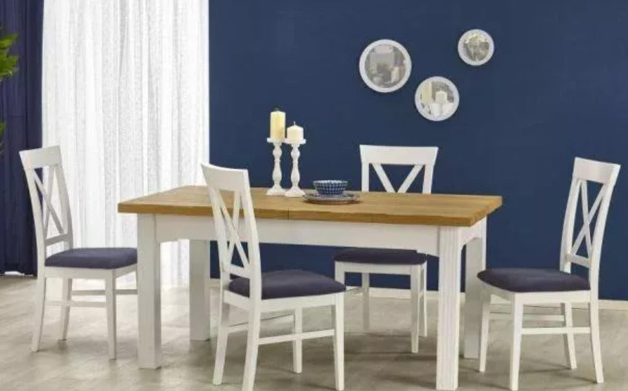 Kitchen Chair East Tenterden | size: Width: 46cm, Height: 92cm, Depth: 47cm | color: Blue | image: 3 | variant: 1006951