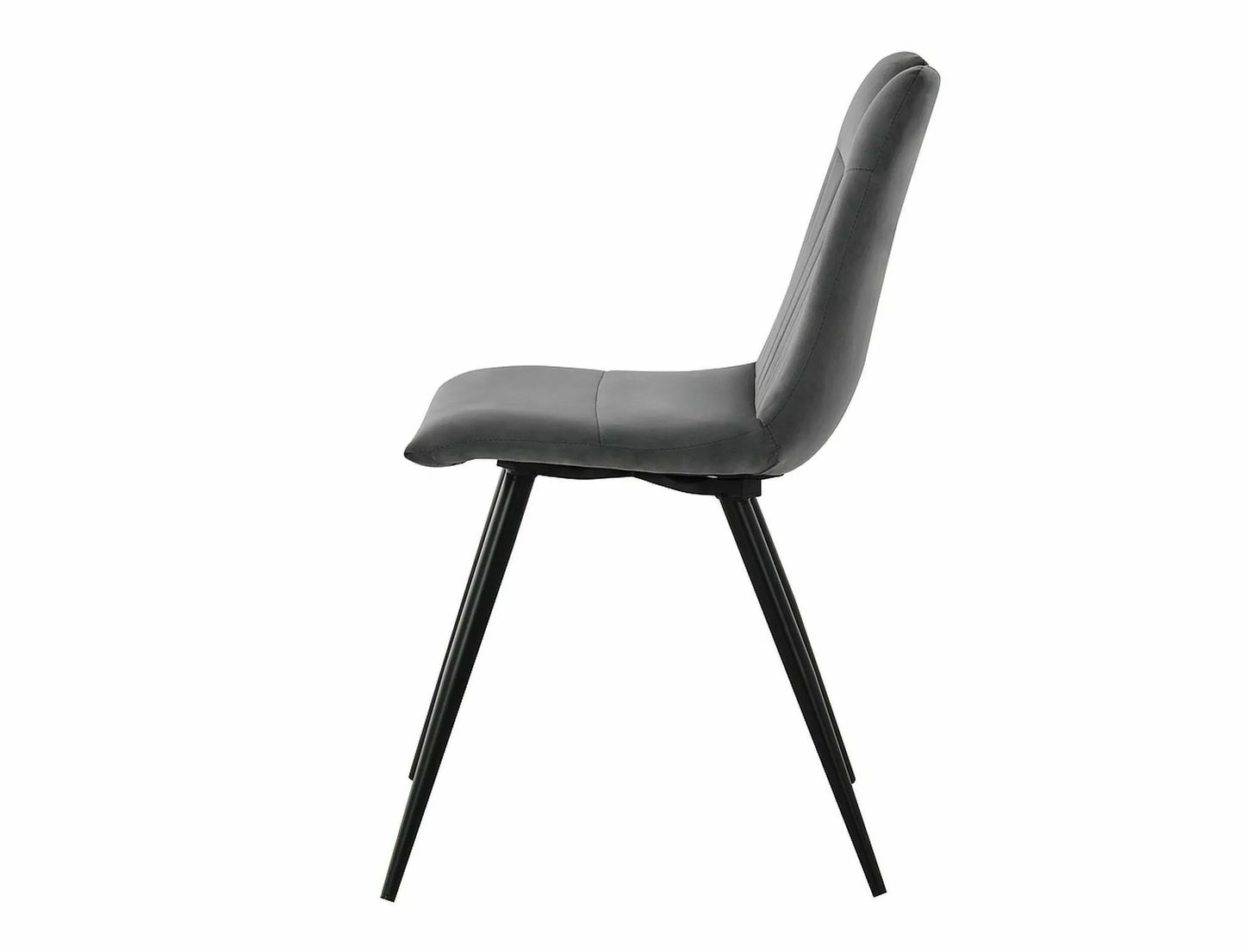 Kitchen Chair Gujarat | size: Width: 49cm, Height: 86cm, Depth: 36cm | color: Gray | image: 1 | variant: 1003785