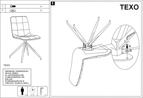 Kitchen Chair Hobart | size: Width: 45cm, Height: 87cm, Depth: 42cm | color: Blue | image: 6 | variant: 1003733