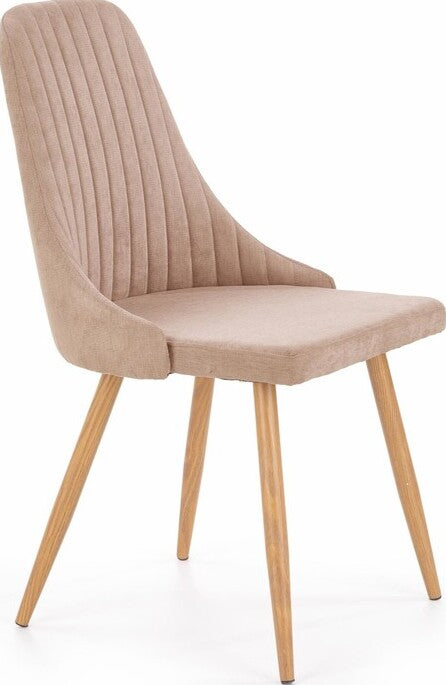 Kitchen Chair Jekabpils | size: Width: 56cm, Height: 85cm, Depth: 49cm | color: Beige | image: 1 | variant: 1002205