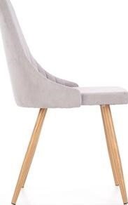 Kitchen Chair Jekabpils | size: Width: 56cm, Height: 85cm, Depth: 49cm | color: Gray | image: 4 | variant: 1002206